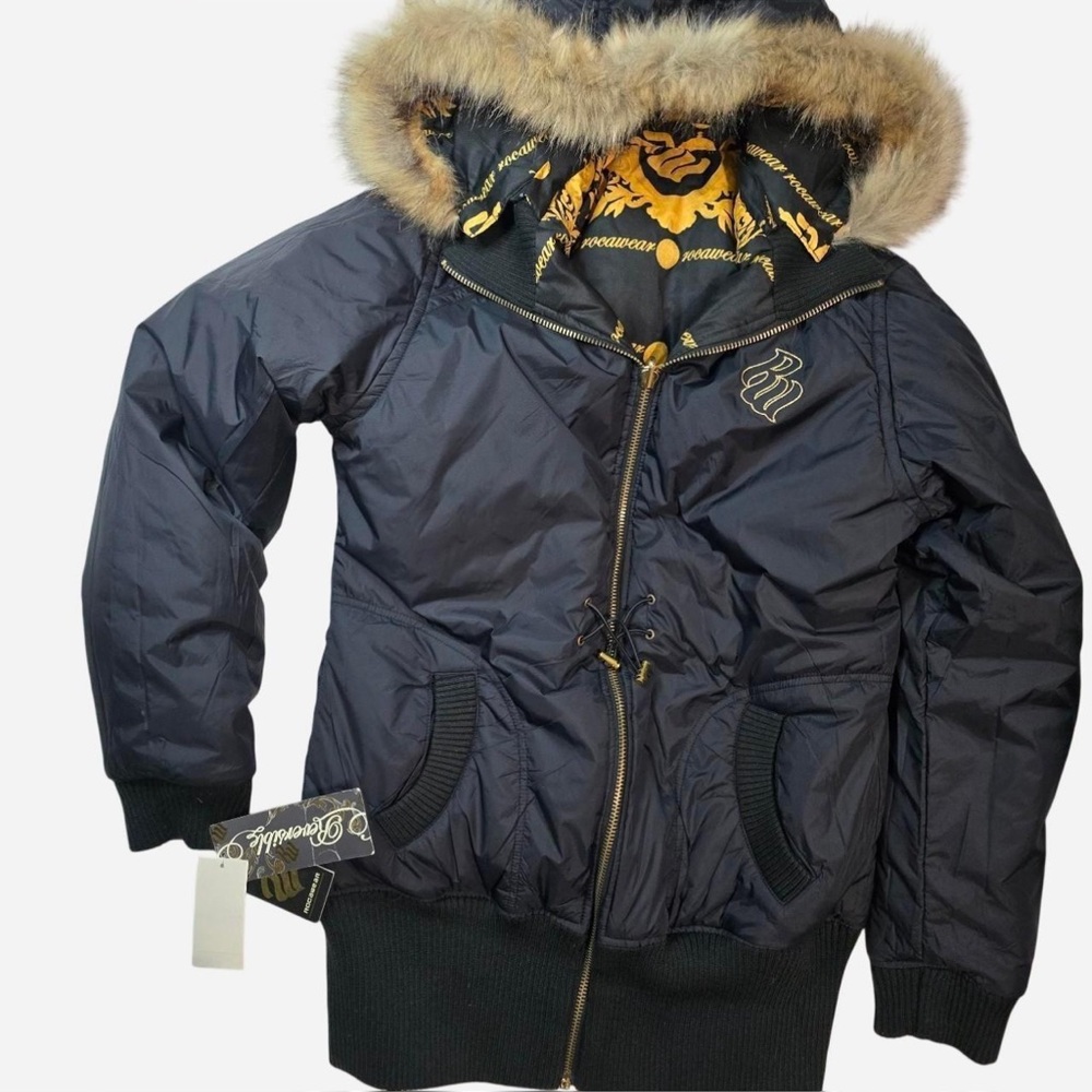 Y2K Reversible Rocawear Puffer Jacket - Picture 3 of 8